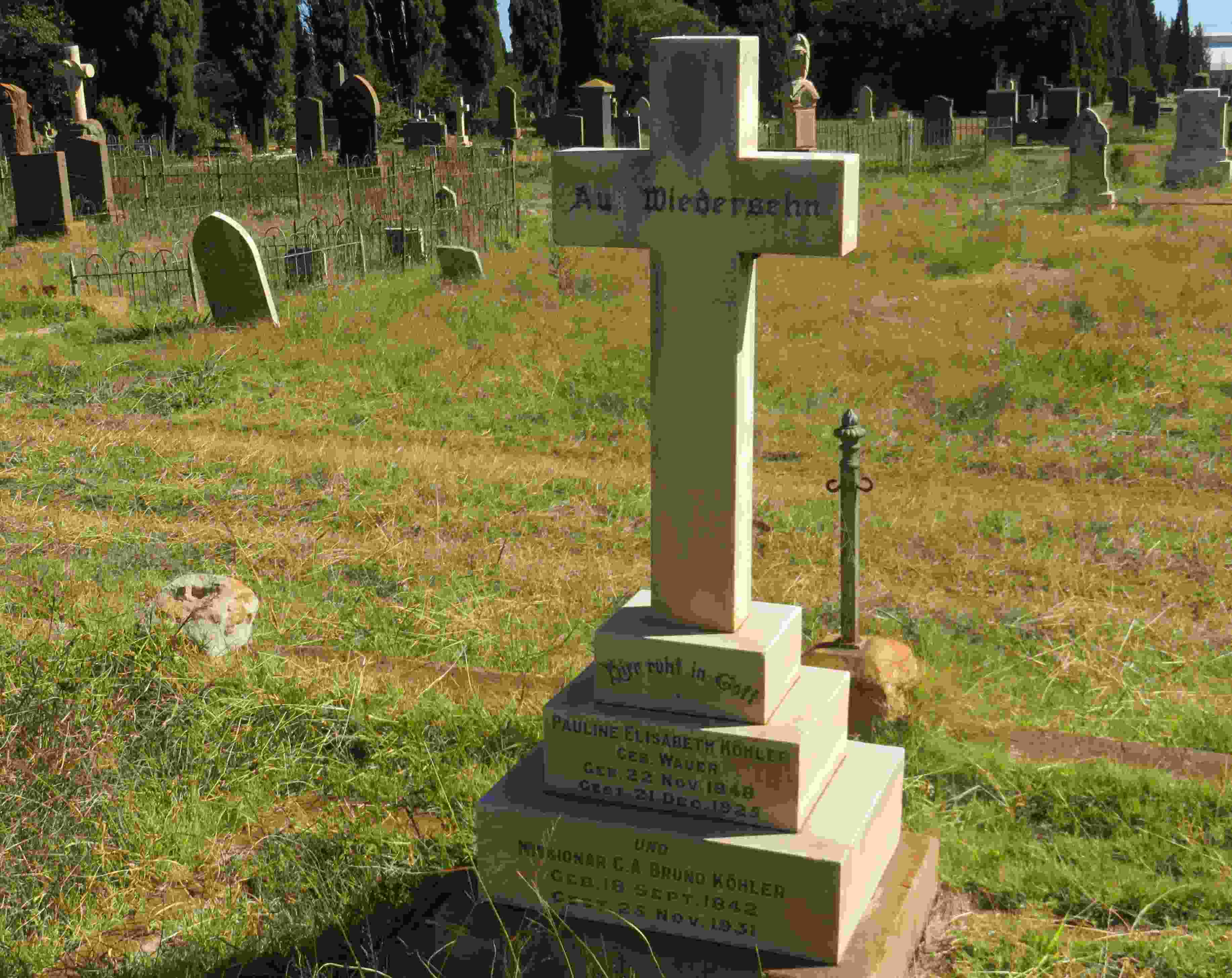 Potchefstroom Kohler grave
